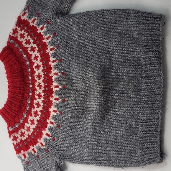 Other - Handknitted Wool Blend Sweater Handmade